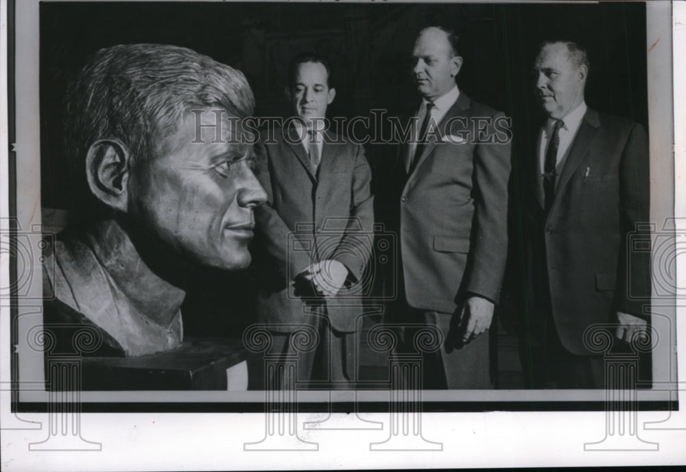 1964 Press Photo Charles Harris, Maurice Kowal and William Johnston - Historic Images