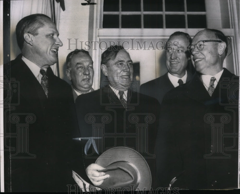 1953 Press Photo Senator Knowland with GOP leaders - Historic Images