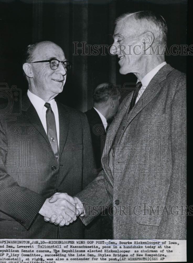 1962 Wire Photo Senator Bourke Hickenlooper of Iowa - spw03732-Historic Images