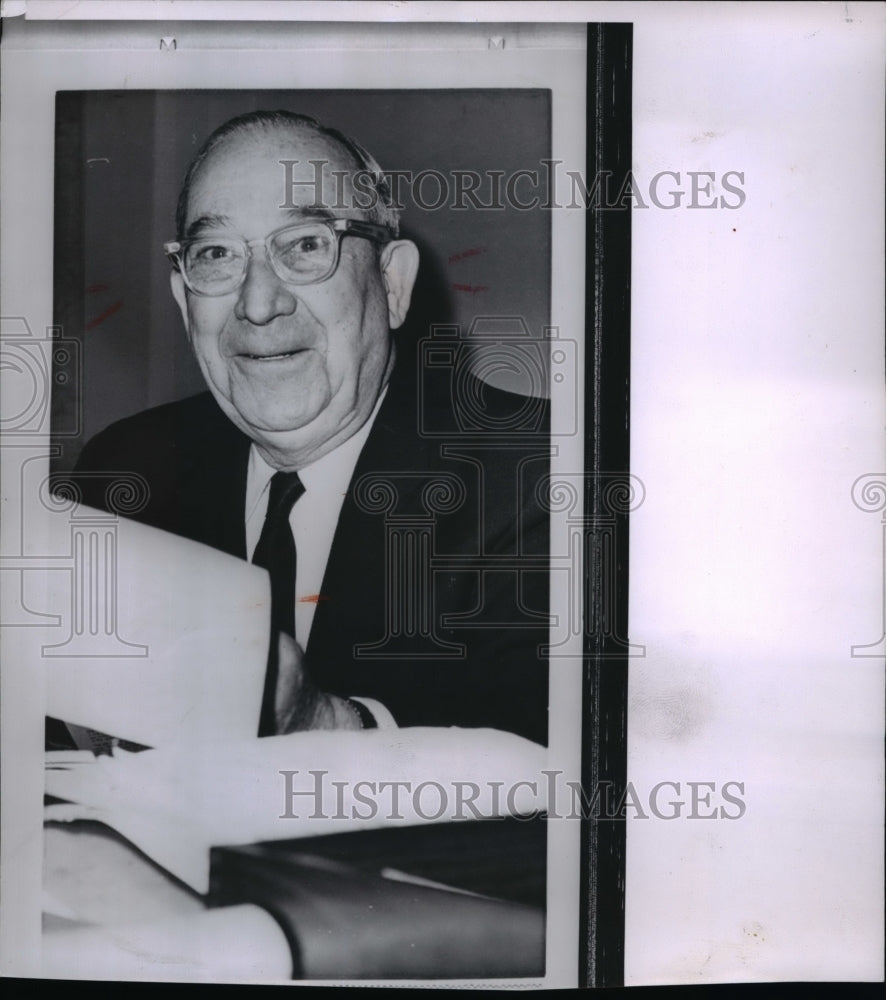 1964 Press Photo Senator B.E. Jordan, Chairman of the Senate Rules Committee. - Historic Images