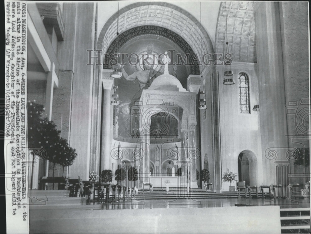 1966 Luci Johnson to wed in Shrine of the Immaculate Conception - Historic Images