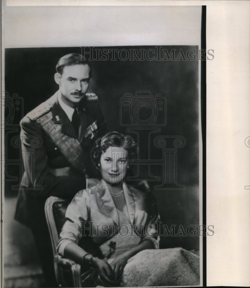 1953 Joséphine-Charlotte of Belgium &amp; Prince Jean of Luxembourg - Historic Images