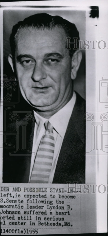 1955 Senator Lyndon Johnson, Texas Democrat - Historic Images