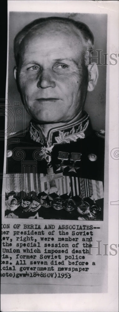 1953 Press Photo Ivan Konev-Soviet military commander - Historic Images