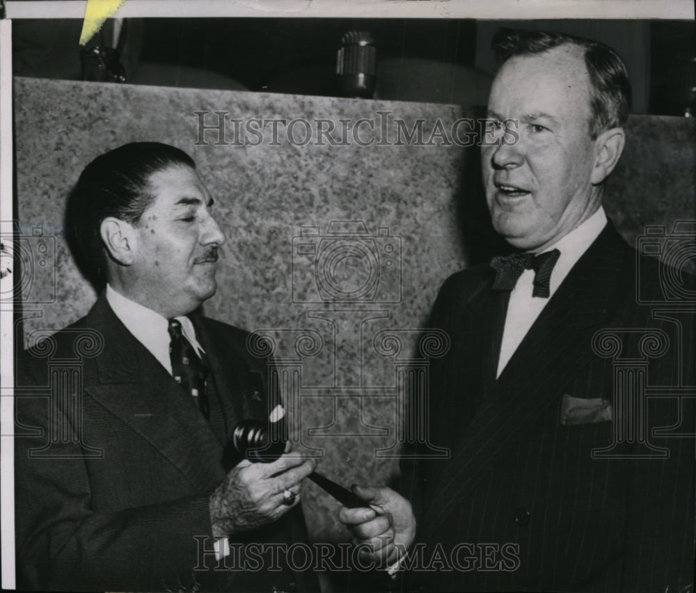 1952 UN President Padilla Nervo with Canada&#39;s Lester Pearson - Historic Images