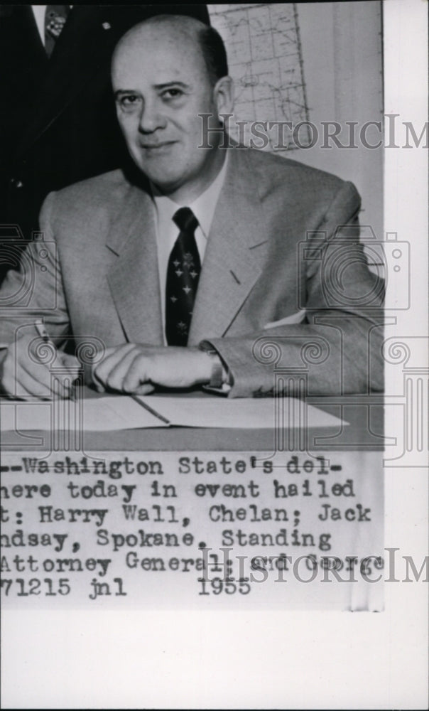 1955 Roderick A. Lindsay, Spokane Senator, Banker and Civic Leader - Historic Images