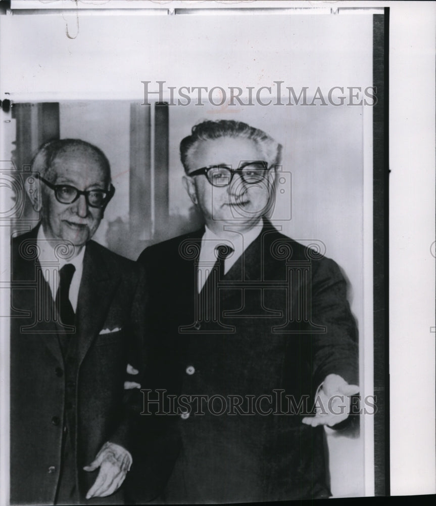 1963 Press Photo Governor Leone of Italy - Historic Images