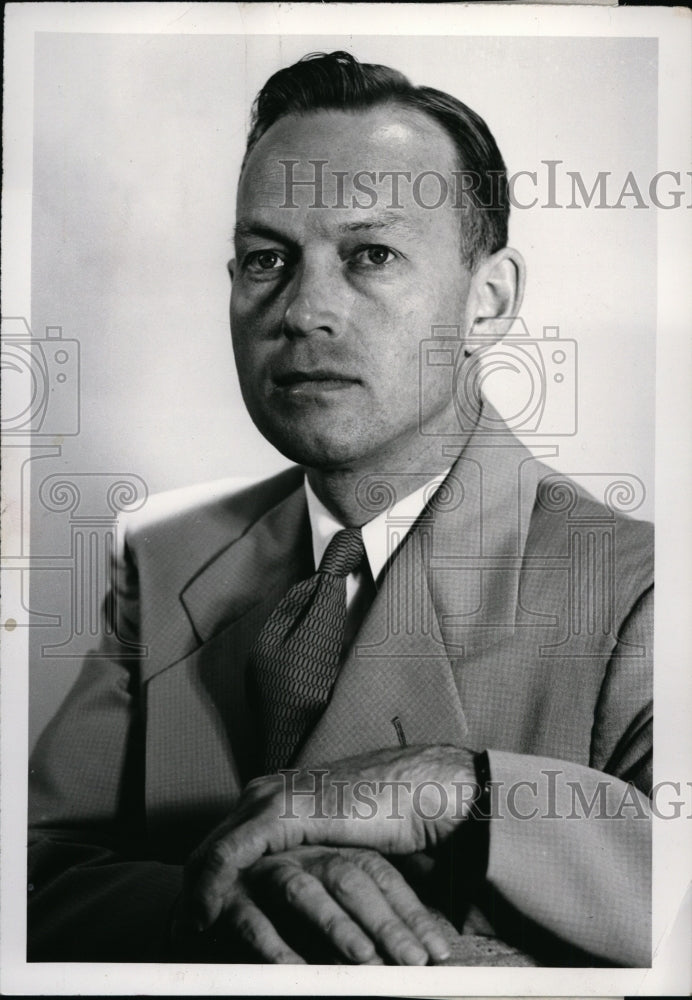 Press Photo Don Magnuson running for Democratic Congressman-At-Large - Historic Images