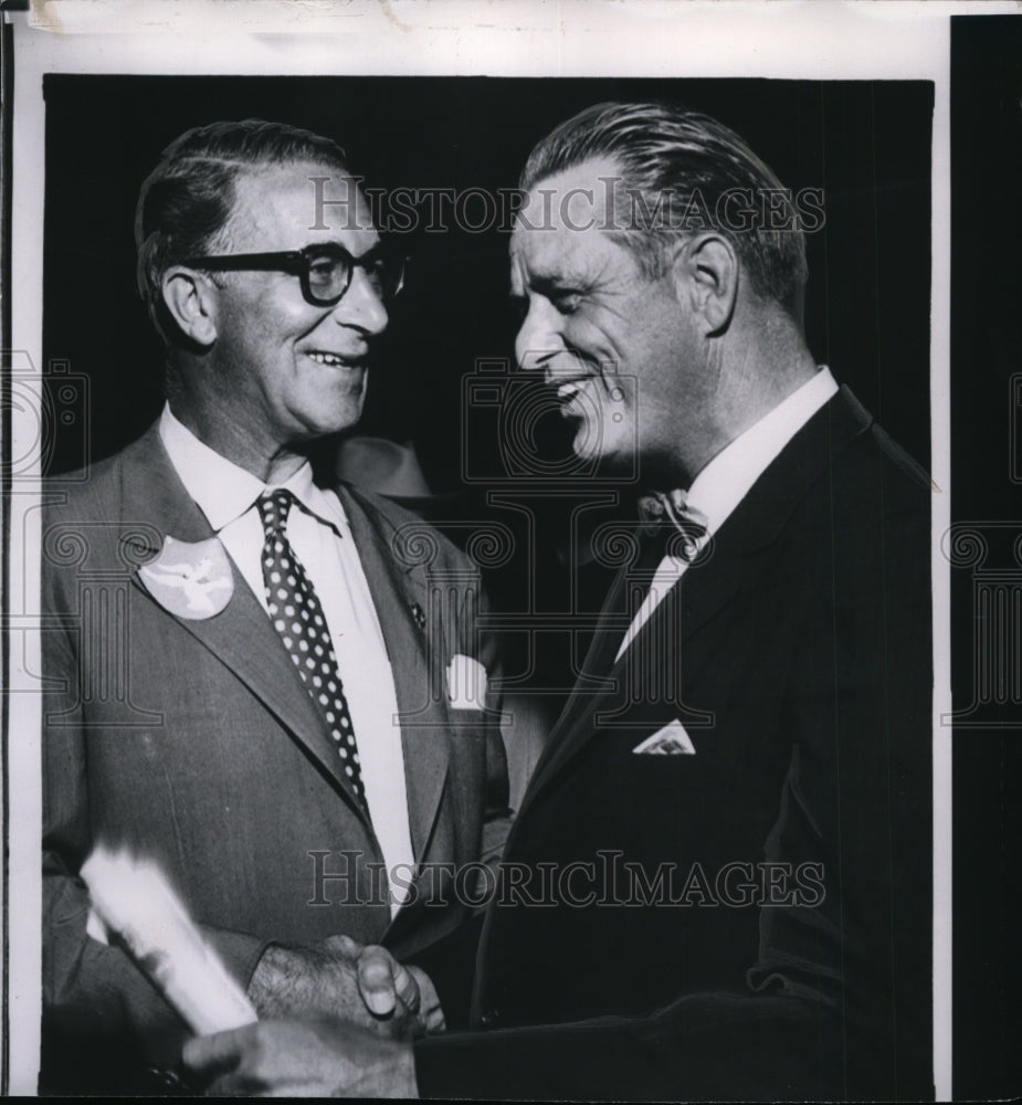 1956 Press Photo Elliott Roosevelt - Historic Images