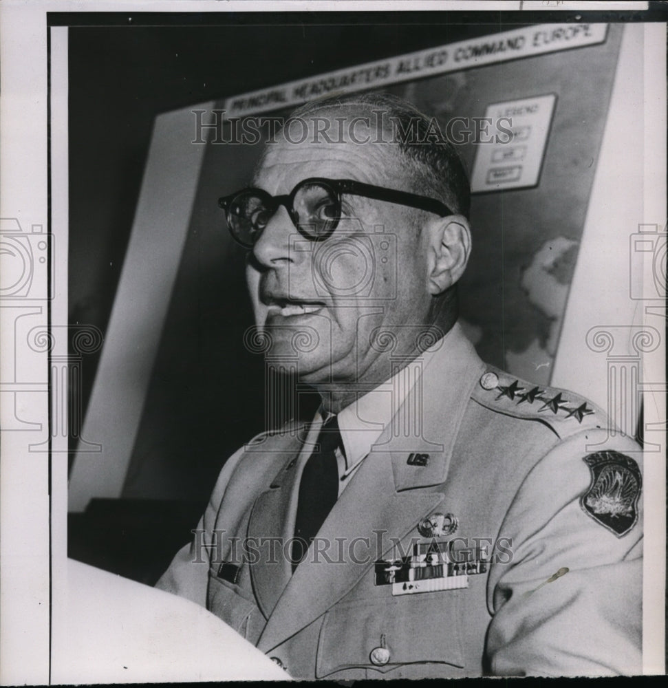 1953 Press Photo Gen. Matthew B. Ridgway at House Foreign Affairs Committee - Historic Images