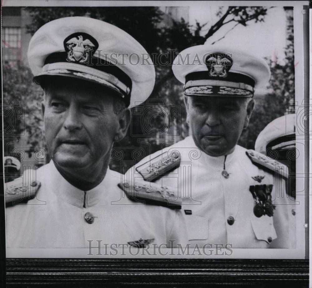 1983 Admirals David McDonald and George Anderson, US navy, D.C. - Historic Images