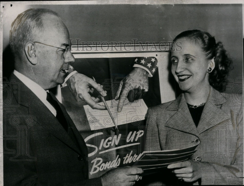 1948 Press Photo President Truman's daughter -Margaret Truman - Historic Images