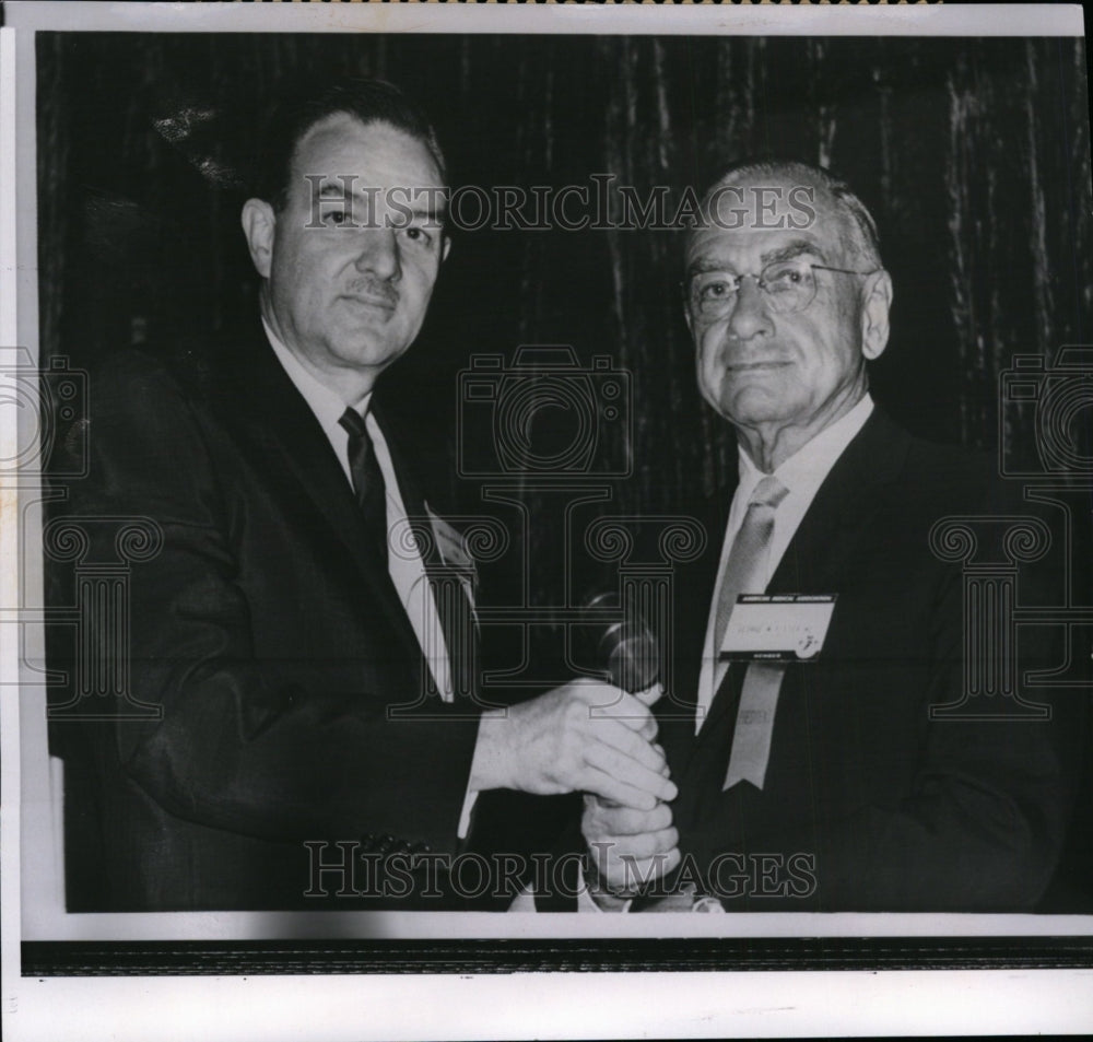 1962 Press Photo Dr. Drew Petersen of Utah State Medical Association. - Historic Images