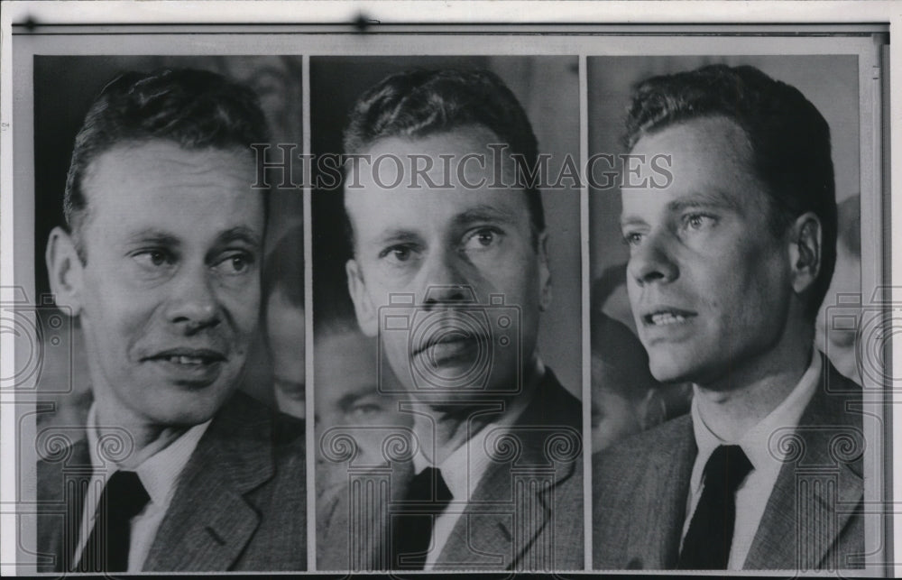 1959 Press Photo Charles Van Poren, quiz school scandal. - Historic Images