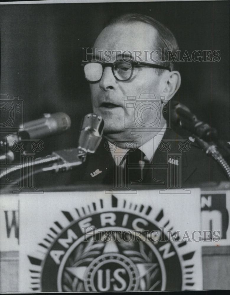 1966 Press Photo General Earle Wheeler addressed American Legion convention - Historic Images