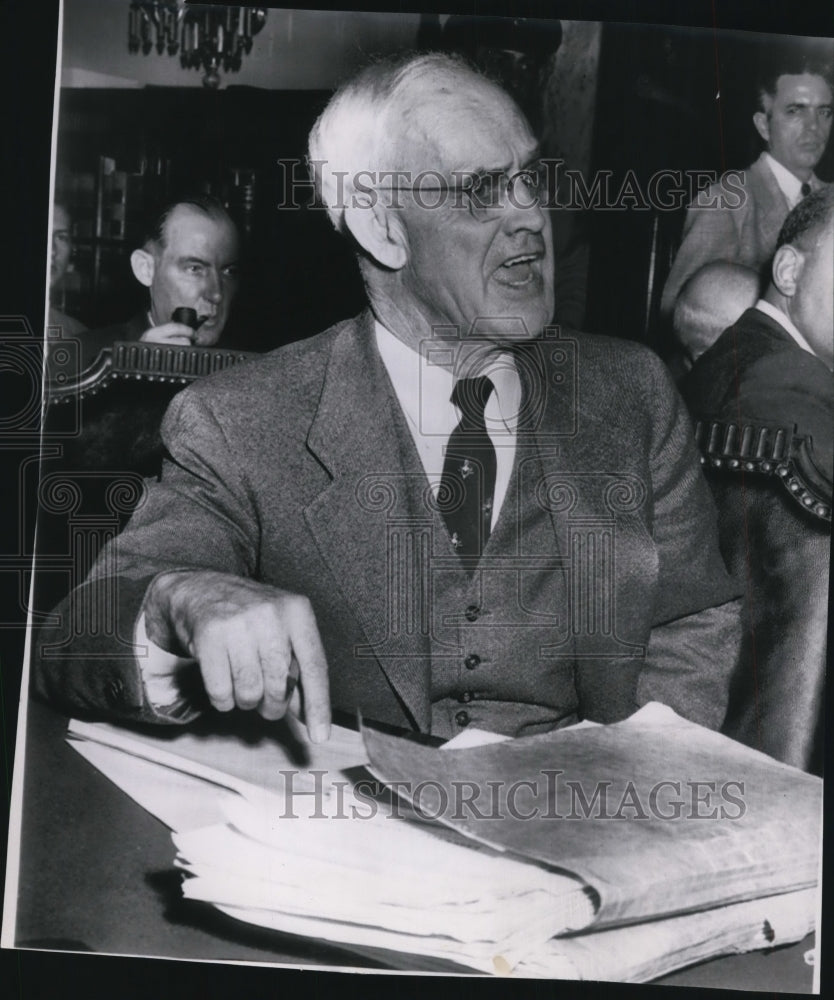 1954 Senator Arthur O. Watkins (R-Utah) - Historic Images