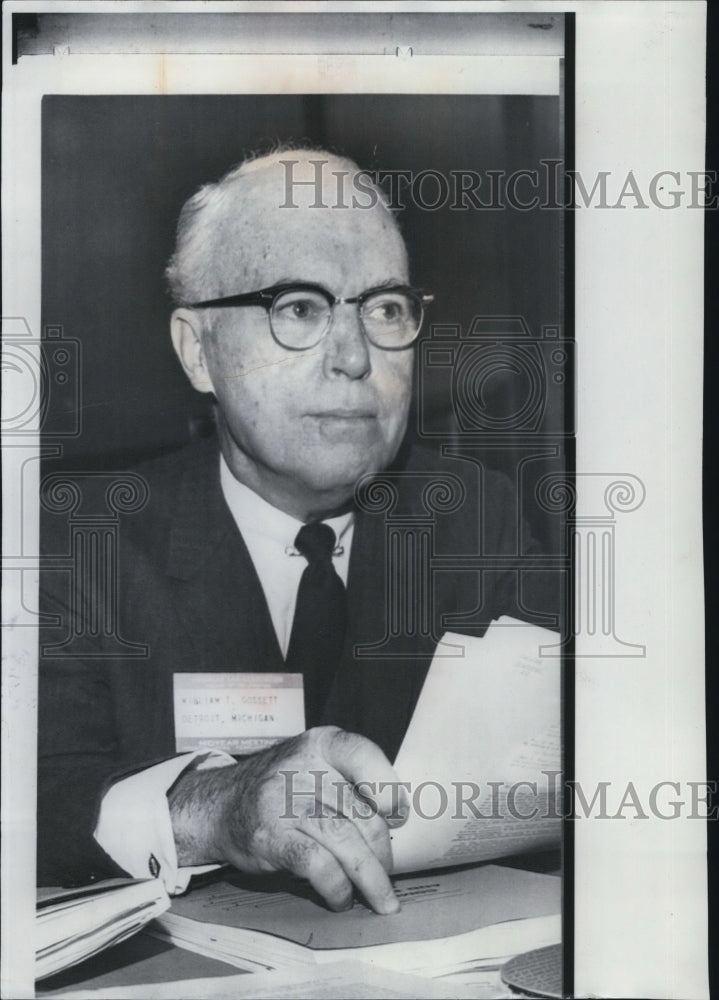1969 Press Photo William Gossett nominated as American Bar Association president - Historic Images