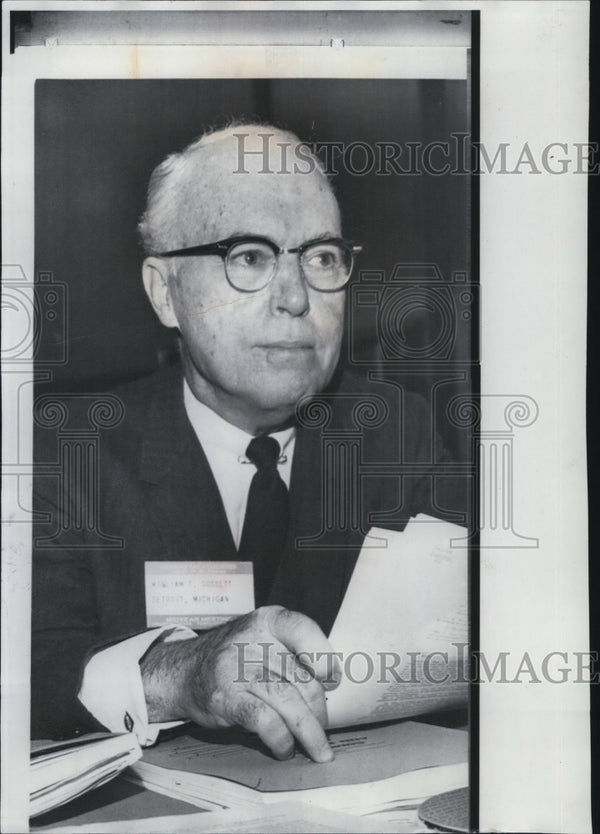 1969 William Gossett nominated as American Bar Association president