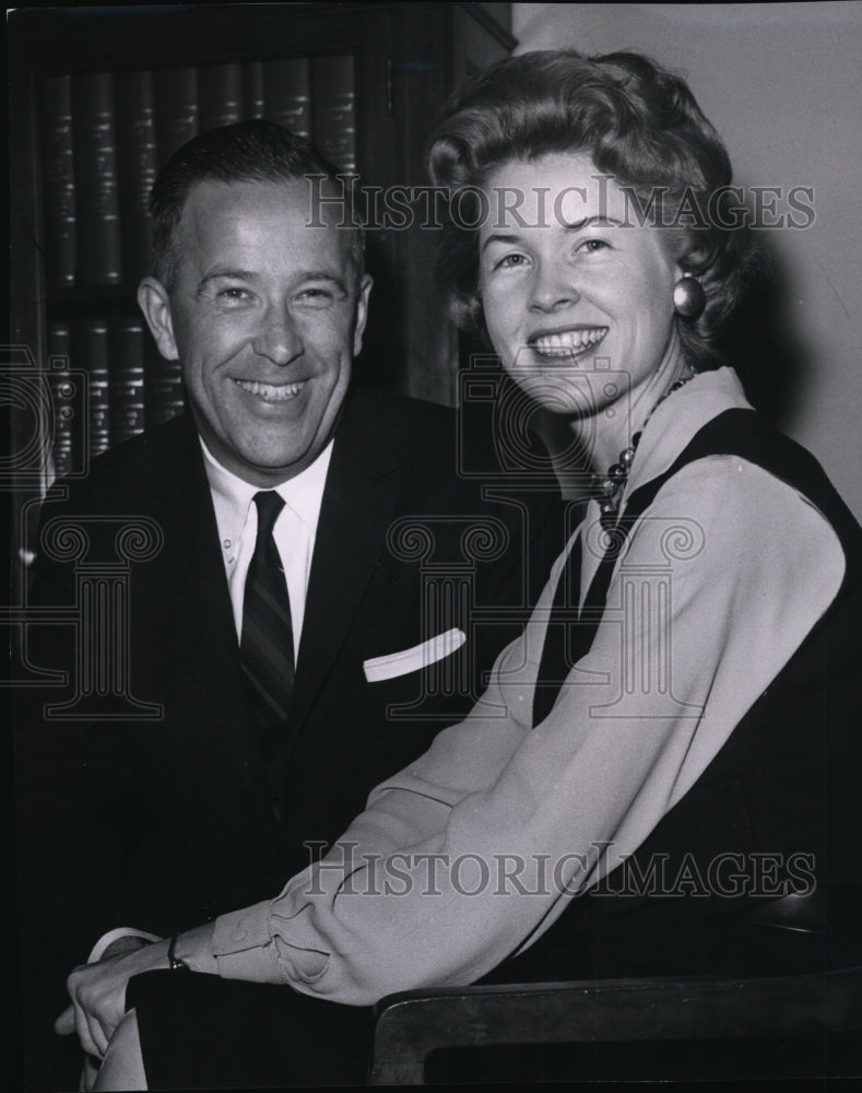 1964 Press Photo Sen & Mrs Henry Jackson to visit Spokane - spx02259- Historic Images