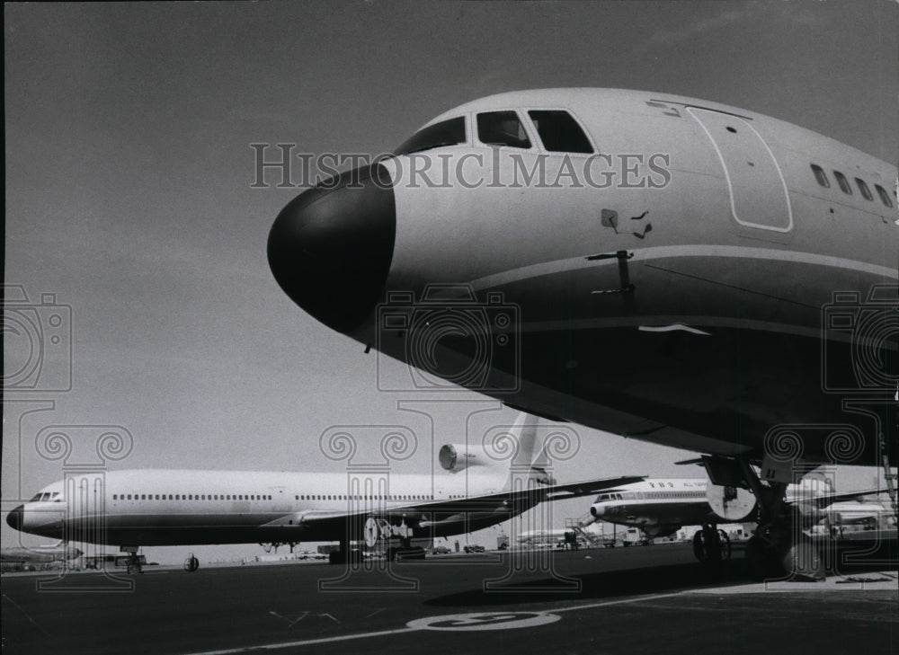 1976 Press Photo Airplane Cargo L-1011 Tri Star Jetliner - spx03824-Historic Images