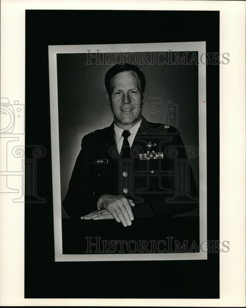 Press Photo Lt. Col. Kenneth S. Huston, FAFB airplane accident victim, 1994-Historic Images