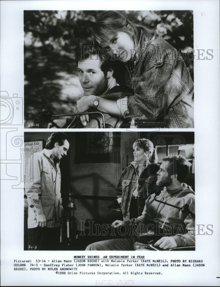 1989 Press Photo Scenes from Monkey Shines An Experiment In Fear - spx07505- Historic Images