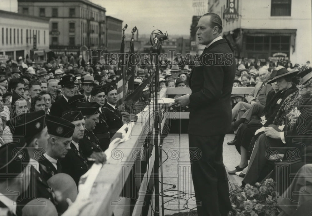 1939 Press Photo Norway Prince Olav during Spokane visit - spx08046-Historic Images