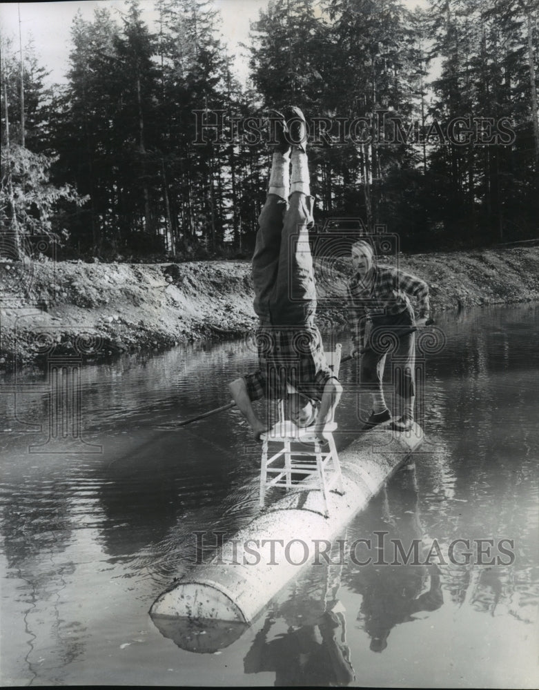 1964 Ardy and Jube Wickheim world champion log - Historic Images