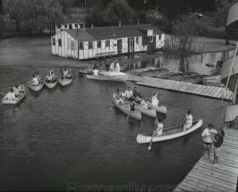 1963 Scene at one of county's recreation facilities  - Historic Images