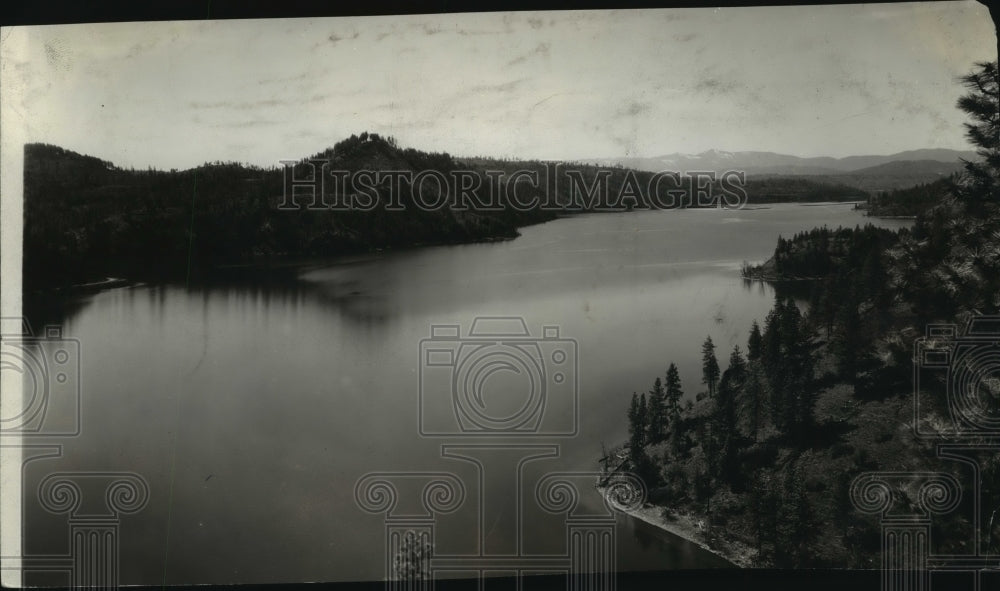 1939 General view of Lake Coeur d&#39;Alene, Idaho  - Historic Images