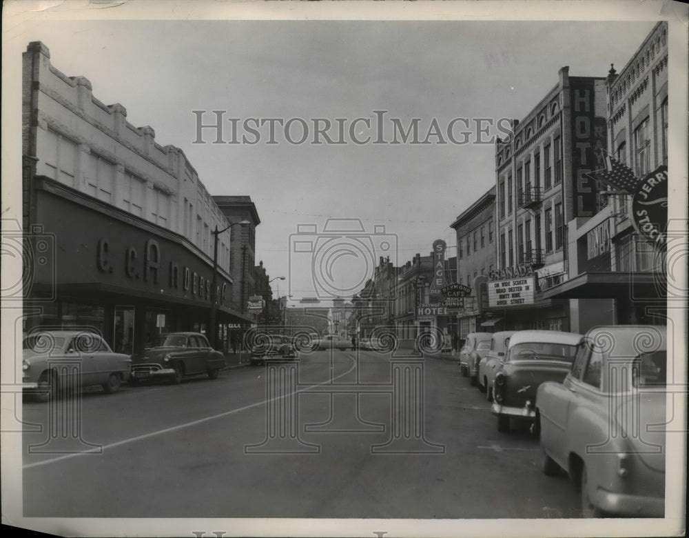 1954 Main Street looking North Lewiston-Historic Images