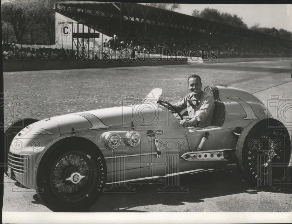 1950 Auto racing Johnny Parsons  - Historic Images