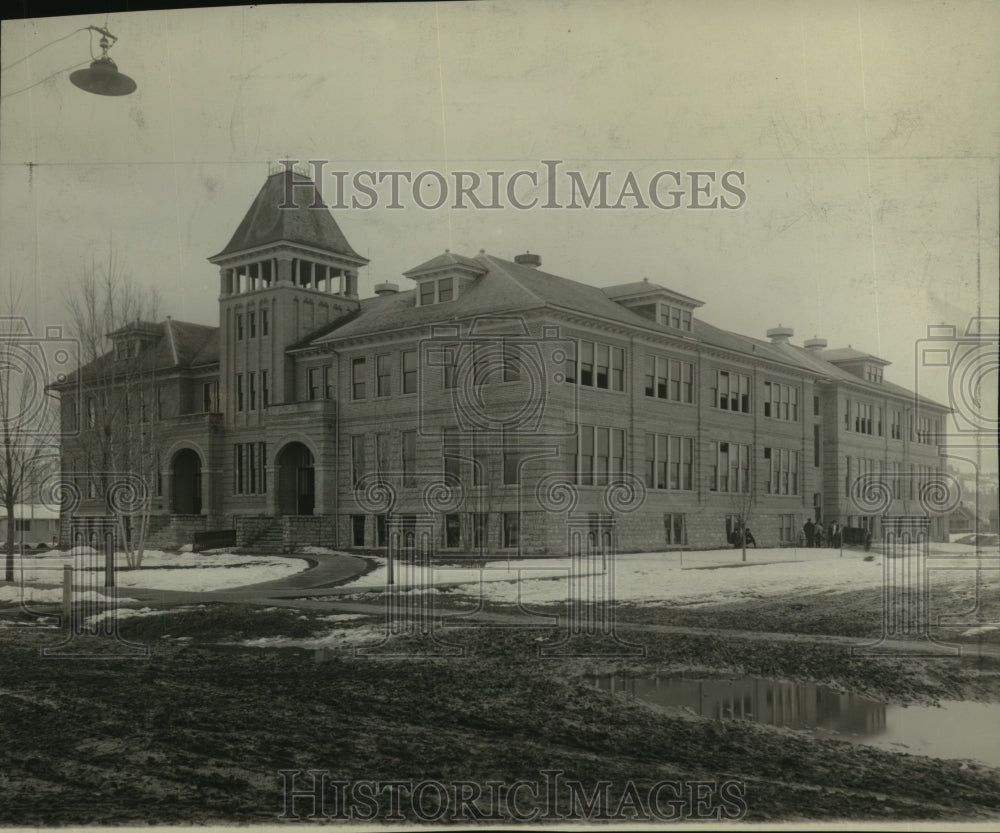 Exterior View of Flathead County High School  - Historic Images