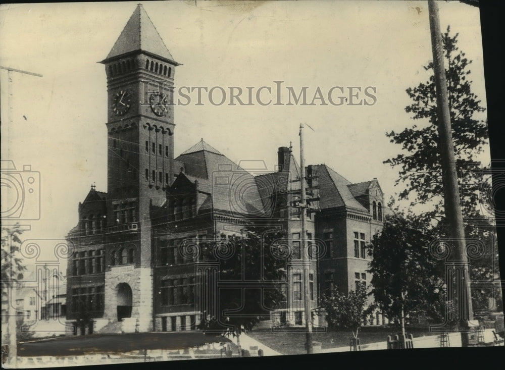 Press Photo The Historical South Central High School From Clock Tower Side - Historic Images