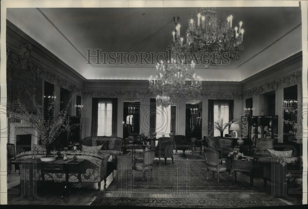 1939 Press Photo The Grand Ballroom of the British Embassy - spx17608-Historic Images