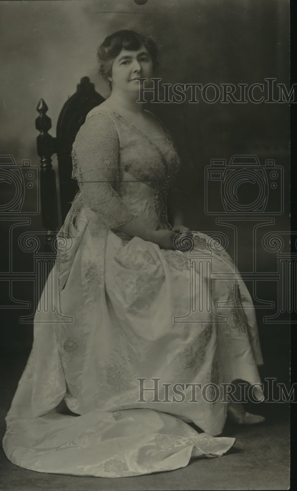 1913 Press Photo Mrs. Ernest Lister, Wife of the Governor Washington - Historic Images