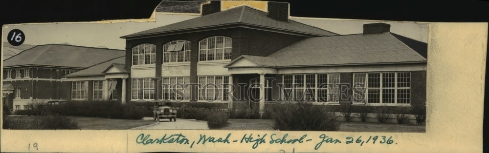 1936 Press Photo High School in Clarkston, Washington - spx19401- Historic Images