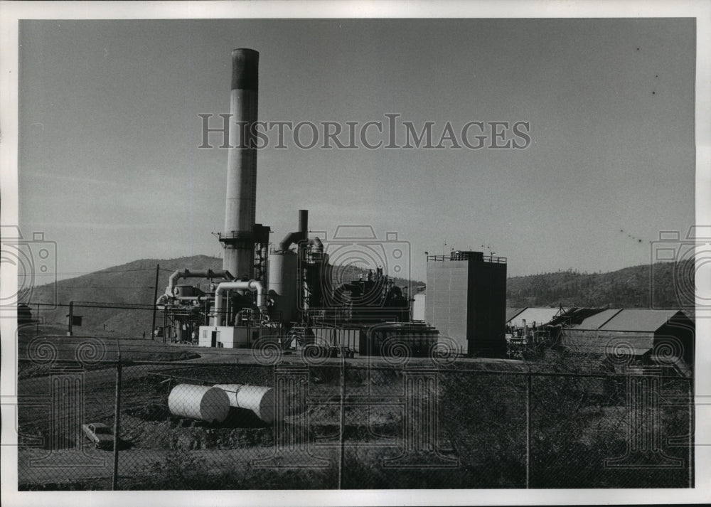 1974 Press Photo Bunker Hill sulfuric acid plant - Historic Images