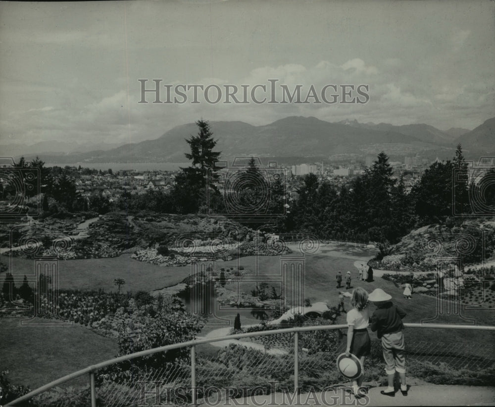 1962 Press Photo Queen Elizabeth Arboretum on Little MountainVancouve Historic Images