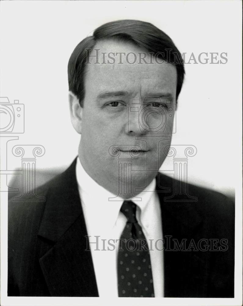 1990 Press Photo Assistant District Attorney Gerard Downing in Pittsfield, MA- Historic Images