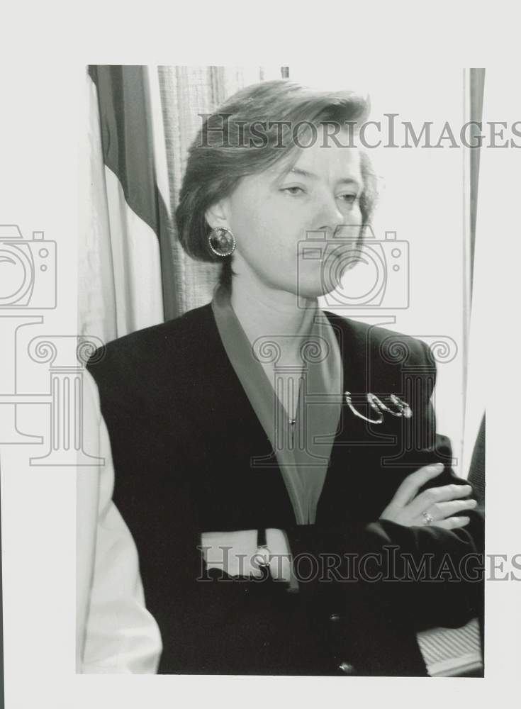 1992 Press Photo Springfield, MA, Police Commission Attorney Mary McNally- Historic Images