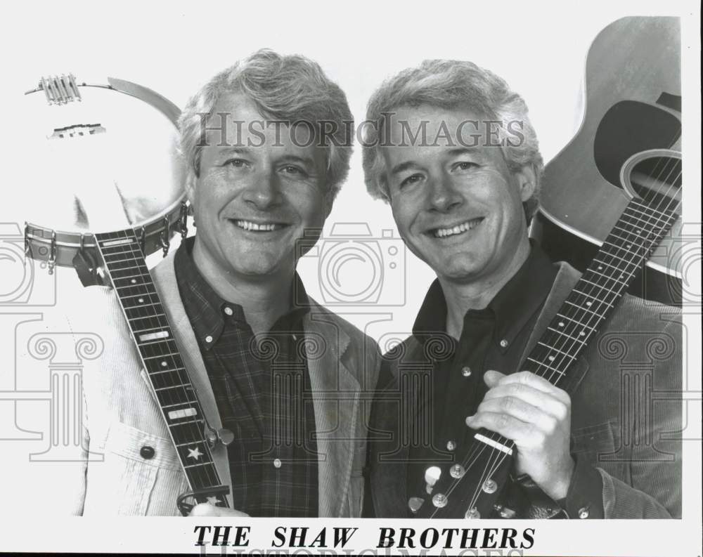 Press Photo The Shaw Brothers, Music Group - srp03138- Historic Images