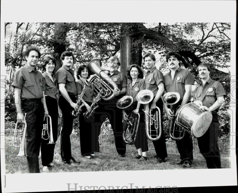 1989 Press Photo Zlatne Uste, Balkan Band in New York City - srp14294 - Historic Images