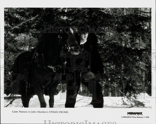 1992 Press Photo Actor Liam Neeson in John Madden's "Ethan Frome" - srp20853- Historic Images