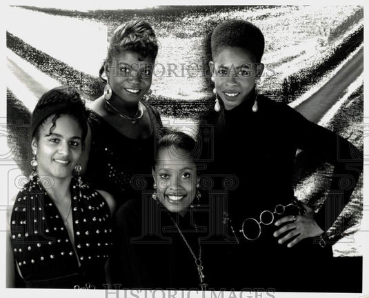 1993 Press Photo Ahz'Jah, Music Group - srp26954 - Historic Images