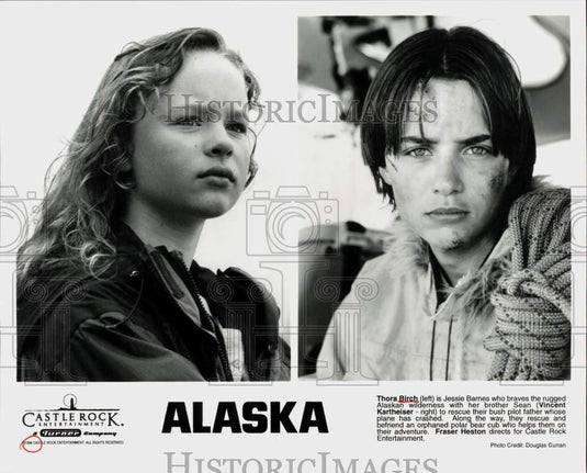 1996 Press Photo Thora Birch & Vincent Kartheiser in "Alaska" Movie - srp28306 - Historic Images