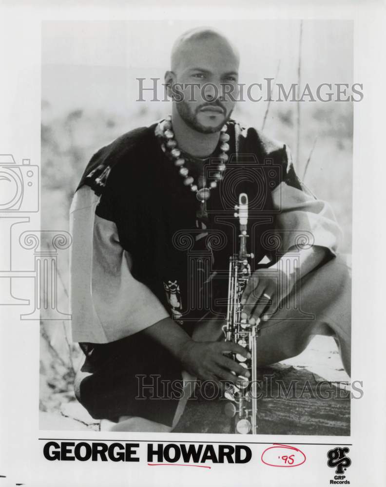 1995 Press Photo Musician George Howard - srp30283- Historic Images