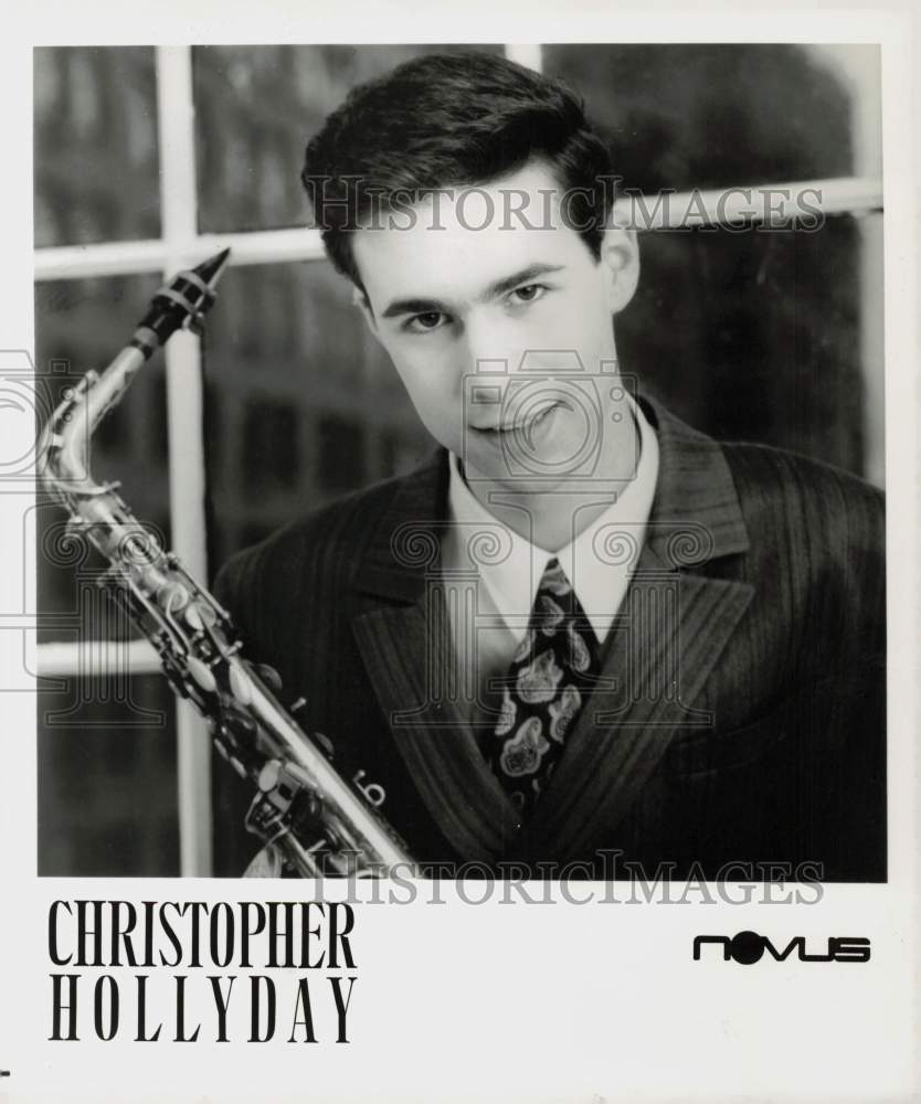 Press Photo Musician Christopher Hollyday - srp30681 - Historic Images