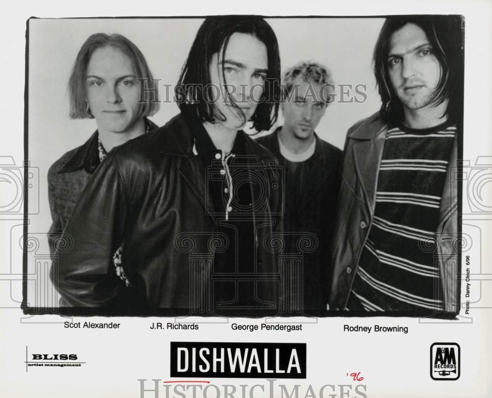 1996 Press Photo Dishwalla, Music Group - srp31400- Historic Images