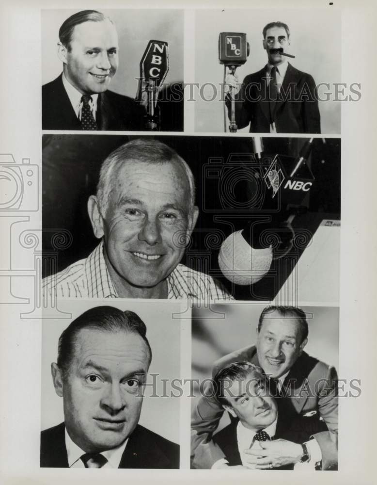 1982 Press Photo Radio Stars Featured in "Half-Century of NBC Comedy" - Historic Images